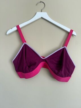 Parade Re:Play Triangle Wireless Bralette Bra Pink XL